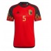 België Jan Vertonghen #5 Voetbalkleding Thuisshirt WK 2022 Korte Mouwen
